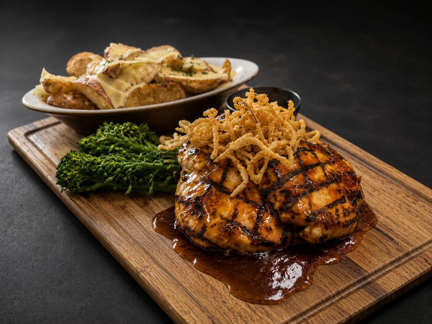 Whiskey Glazed Chicken